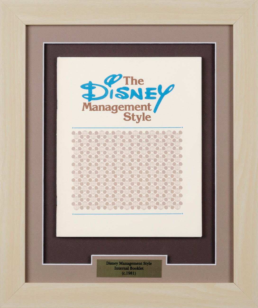 Disneyland Management Style Internal Bookley